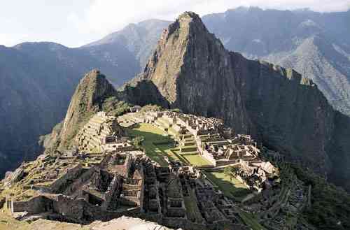Foto panorámica de Machu Picchu